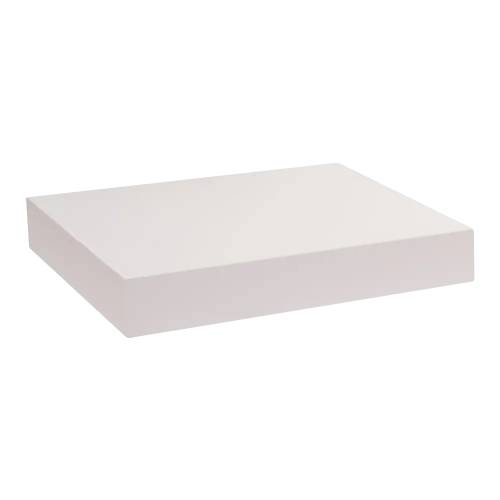 3 Étagères Murales Flottantes Blanches Fs 24/24 Bi - 235X235 mm - D-Work