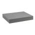 3 Étagères Murales Flottantes 235x235 mm - Gris - Design Moderne et Pratique - D-Work