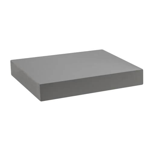 3 Étagères Murales Flottantes 235x235 mm - Gris - Design Moderne et Pratique - D-Work
