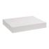 3 Étagères Murales Flottantes Blanches Haute Brillance Fsg 24/24 Bi - 235X235 mm - D-Work