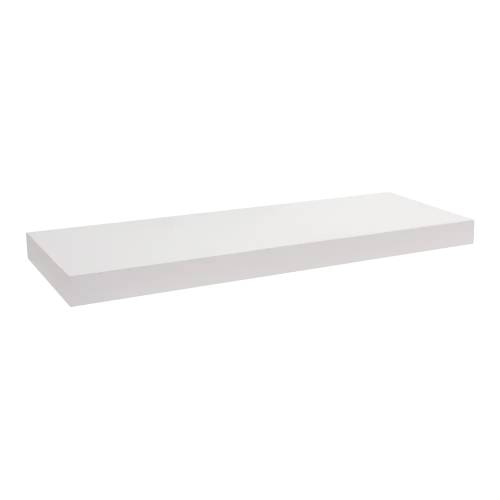 3 Étagères Murales Flottantes Blanches Fs 60/24 Bi - 595X235 mm - D-Work