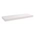 3 Étagères Murales Flottantes Blanches Haute Brillance Fsg 60/24 Bi - 595X235 mm - D-Work