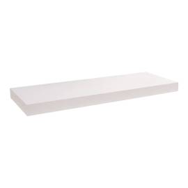 3 Étagères Murales Flottantes Blanches Haute Brillance Fsg 60/24 Bi - 595X235 mm - D-Work