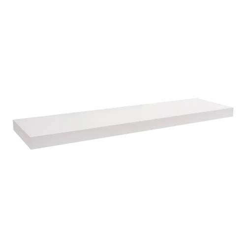 3 Étagères Murales Flottantes 795x235 mm - Blanc - Design Moderne et Pratique - D-Work