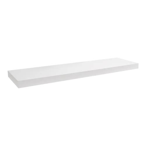 3 Étagères Murales Flottantes Blanches Haute Brillance Fsg 80/24 Bi - 795X235 mm - D-Work
