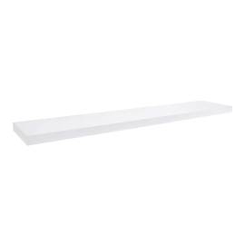 3 Étagères Murales Flottantes 1180x235 mm - Blanc Haute Brillance - Design Moderne - D-Work