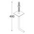 10 Ancrages De Toiture 400x12 mm - Acier Non Peint - Fixation Fiable - D-Work
