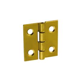 50 Charnières Zinguées 50x46x1 mm - Fixation Durable et Fiable - D-Work