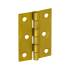 50 Charnières Zinguées 60x48x1 mm - Acier - Fixation Durable - D-Work