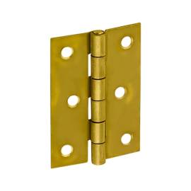 50 Charnières Zinguées 60x48x1 mm - Acier - Fixation Durable - D-Work
