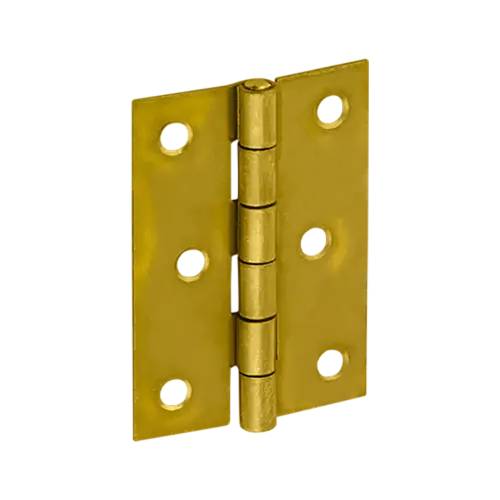 50 Charnières Zinguées 60x48x1 mm - Acier - Fixation Durable - D-Work