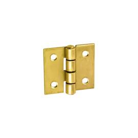 20 Charnières Simples Z 60x55x2,5 mm - Acier - Fixation Fiable - D-Work