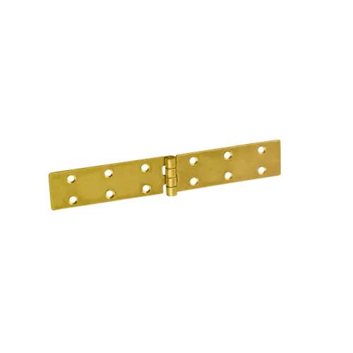 10 Charnières Simples Z 150x25x1,5 mm - Acier - Fixation Fiable - D-Work