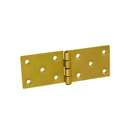 10 Charnières Simples Z 150x55x2,5 mm - Acier - Fixation Fiable - D-Work