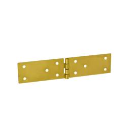 10 Charnières Simples Z 200x45x1,5 mm - Acier Zingué - Fixation Fiable - D-Work