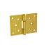 10 Charnières Simples Z 115x90x2,5 mm - Acier - Fixation Fiable - D-Work