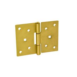 10 Charnières Simples Z 115x90x2,5 mm - Acier - Fixation Fiable - D-Work