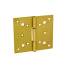 10 Charnières Simples Z 135x120x2,5 mm - Acier - Fixation Fiable - D-Work