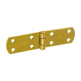 10 Charnières Françaises Décoratives Zof 150 - 150X34X2.0 mm Zingué Bichromaté - D-Work