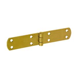 10 Charnières Françaises Décoratives Zof 250 - 250X34X2.0 mm Zingué Bichromaté - D-Work