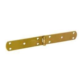 10 Charnières Françaises Décoratives 250x34x2 mm - Zinguées - Robustes et Esthétiques - D-Work