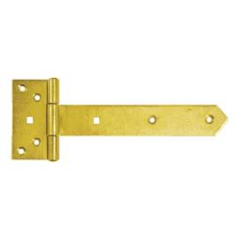 10 Charnières de Portail Galvanisées 250x45x90x3 mm - Acier Zingué - D-Work