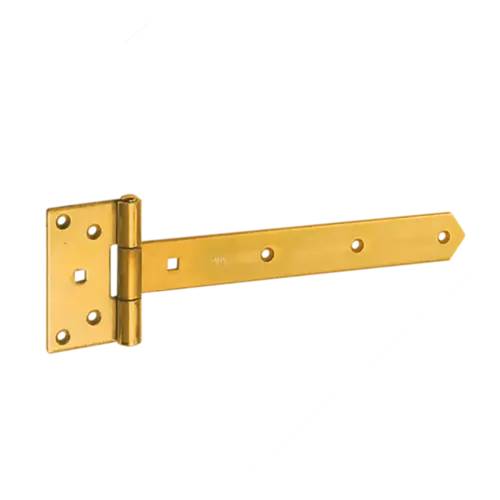 10 Charnières de Portail Galvanisées 400x45x90x3 mm - Zingué - D-Work