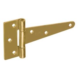 10 Charnières En T Zt 125 - 125X35X80X2.0 mm Noir - D-Work