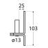 10 Axes De Charnière À Visser Cw 16/106 - Ø16 mm / 106 mm - D-Work