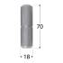 10 Charnières Zmc 150/150 - 150X150X4.5 mm Noir - D-Work