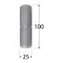 10 Charnières ZMP 60x30x2,5 mm - Acier - Fixation Robuste - D-Work