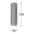 10 Charnières Zmp 110 - 110X30X3.5 mm - D-Work