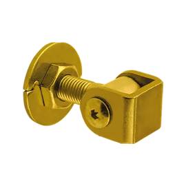 6 Charnières Réglables avec Platine M18x90 - Zingué - D-Work