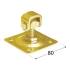 2 Charnières à Souder avec Bille ZTK 16 - 16x65 mm - Acier - Fiables et Durables - D-Work