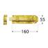 10 Verrous de Box WZTW 100x40x1 mm - Acier - Fixation Robuste - D-Work