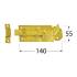 10 Verrous Coudés Wzw 120 - 120X45X5.0 mm - D-Work