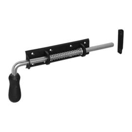 50 Verrous à Tige WRZ 410 410x55x3 mm - Noir - Fixation Fiable - D-Work