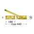 5 Verrous Renforcés Wcz 250 - 250X200X2.5 mm Noir - D-Work