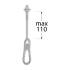 10 Suspensions De Balançoire Type A M12 Mha 110 - 110 mm - D-Work