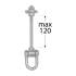 10 Suspensions De Balançoire Type C M12 Mhc 120 - 120 mm - D-Work