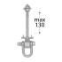 10 Suspensions De Balançoire Type D M12 Mhd 130 - 130 mm - D-Work