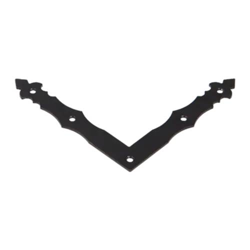 10 Plaques D'Angle Décoratives Noires Nad 1 C - 150X150X25X2.5 mm - D-Work