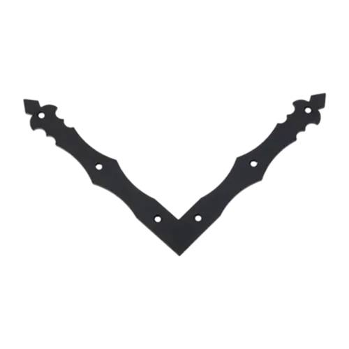 10 Plaques D'Angle Décoratives Noires Nad 2 C - 200X200X30X3.0 mm - D-Work
