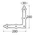 10 Plaques D'Angle Décoratives Noires Nad 2 C - 200X200X30X3.0 mm - D-Work