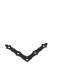 10 Plaques D'Angle Décoratives Noires Nad 8 C - 100X100X15X2.0 mm - D-Work