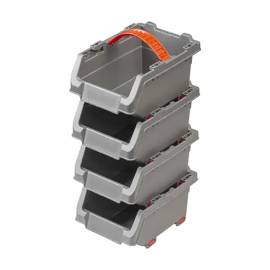 18 Bacs De Rangement Garage Pgp 3 - 150X110X90 mm Kit De 4 Pièces - D-Work