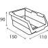 18 Bacs De Rangement Garage Pgp 3 - 150X110X90 mm Kit De 4 Pièces - D-Work