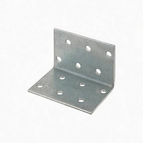 20 Équerres Perforées Km3 - 60X60X40X2.5 mm - D-Work