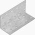 20 Équerres Perforées KM14 40x40x100x2,5 mm - Acier - Fixation Polyvalente - D-Work