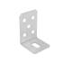 10 Équerres KRS 2 90x60x60x2,5 mm - Acier - Fixation Solide - D-Work